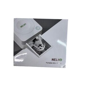 NELKO Portable Mini Printer Bluetooth Wireless Photo Sticker Label‎ Maker New